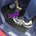 thumbnail image 3 of FH Group Universal Fit Bold Geometric Car Floor Mats with Trimmable Design  - Purple Full Set, 3 of 8