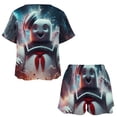 thumbnail image 3 of Stay Puft Movie Ghostbusters Summer Home Suit For Womens Short-Sleeved Pajama Set 2pcs Loungewear Soft Sleepwear T-Shirts Tee Shirt Top And Short Sleeping Pants, 3 of 8