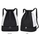 thumbnail image 2 of Bolsos De Hombro Para Balones De Fútbol Bolso de baloncesto Oxford con cordón de alta capacidad para deportes al aire libre (negro), 2 of 7