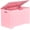 Pink 30.0"L, variant on Alpinel Wooden Storage Chest Box with Flip-top Lid & Safety Hinge, 39.4 Inch Living Room Organizer, Bedroom Bench, White