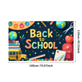 thumbnail image 1 of Back to School Banner Classroom Decor Education Supplies Vibrant Backdrop for School Events Photography Props Welcome Sign Party Supplies Learning Environment, 1 of 4