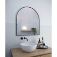 thumbnail image 5 of Glass Warehouse Stainless Steel Arch Medicine Cabinet Matte Black, 5 of 5