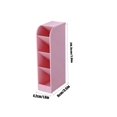 thumbnail image 2 of 1pc Pen Holder, Transparent Plastic Multi-Grid Storage Box, Creative Makeup Desktop Organizer, Desk Stationery Storage Rack, 2 of 5