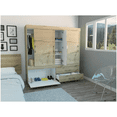 thumbnail image 2 of Closet Armario con 5 Puertas, 2 Cajones, Zapatero y Tubos para Colgar Ropa Color Duna | Excelsior, 2 of 8