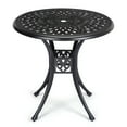 thumbnail image 7 of 31" Patio Bistro Table,Cast Aluminum Bistro Table, Outdoor Round Patio Bistro Dining Table,for Poolside, Deck, Porch, Backyard, Garden, Balcony, 7 of 7