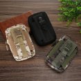 thumbnail image 2 of Riñonera de lona con cremallera para hombre, bolso para teléfono móvil, monedero con hebilla de camuflaje, bolso para teléfono móvil, riñonera con cinturón, 2 of 5