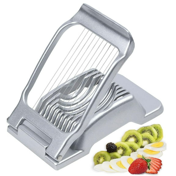 Stainless Steel Wire Egg Slicer Dishwasher Safe for Hard Boiled Eggs and Strawberry Other Soft Food