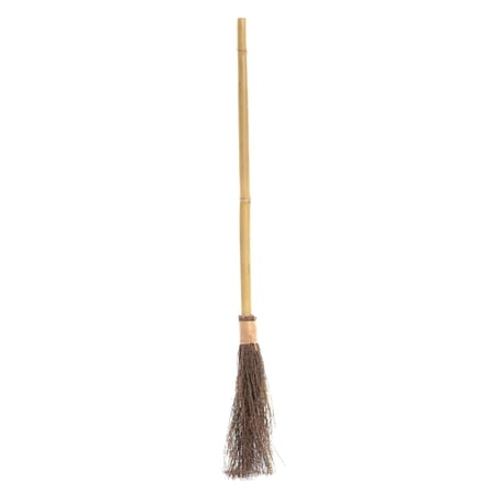 36" Straw Broom Halloween Accessory