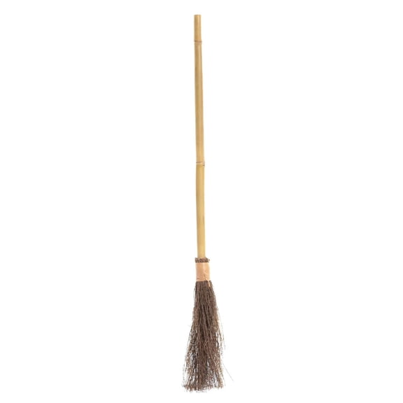 36" Straw Broom Halloween Accessory