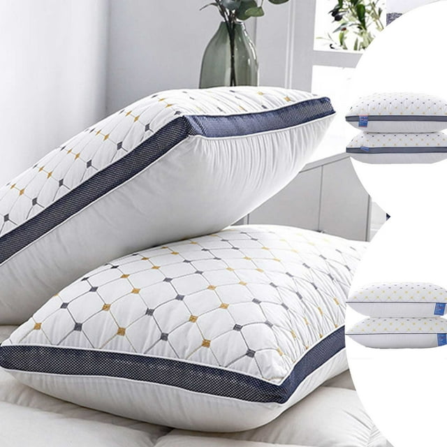 Vaidha Hotel-grade Pillow Core Soft And Supportive Bed Pillow Suitable For Back Side And Stomach Sleepers Made Of-friendly Fabric