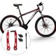 thumbnail image 4 of Eigraketly Pinza de freno para bicicleta en V, accesorios para ciclismo, accesorios modificados, aleación de aluminio, Kit de frenado de brazo largo, Ciclismo Rojo Eigraketly OD023869-02, 4 of 6