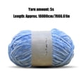 thumbnail image 2 of Cateissary Hilo de terciopelo de 100g para mujer, bufanda, cárdigan, gorro de lana para tejer, boina, hilo de ganchillo, accesorio para tejer Type3 NO3, 2 of 6