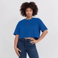 thumbnail image 4 of Women's Royal Chicago Cubs Elements Super Soft Boxy Cropped T-Shirt, 4 of 7