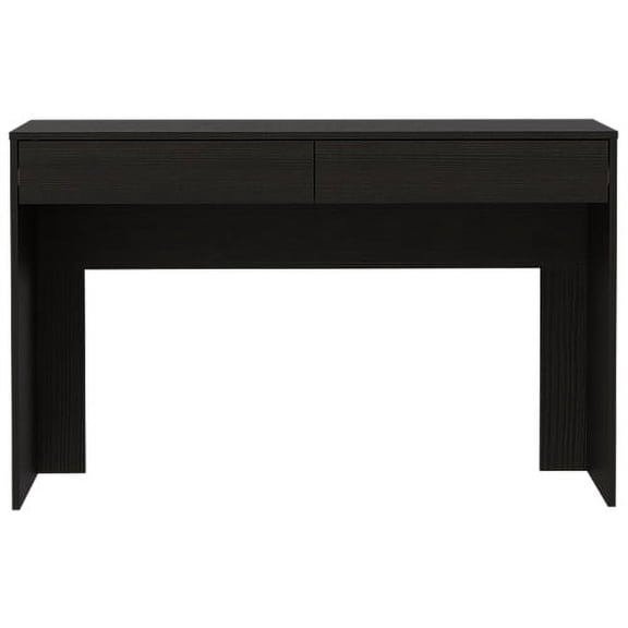 Dtwnek 2 Drawer Computer Desk WritingTable for Home Living Room Office, Black