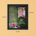 thumbnail image 5 of 60th Anniversary Photo Frame, Diamond Wedding Gift for Grandparents, 5 of 8