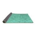 thumbnail image 2 of Ahgly Company Indoor Rectangle Abstract Turquoise Blue Modern Area Rugs, 6' x 9', 2 of 4