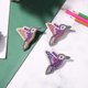 thumbnail image 2 of Cuadros Decorativos DIY diamante broche 5D mosaico taladro Kit resina Pin hebilla joyería regalo (12) Likrtyny embutido en tela, 2 of 6