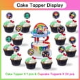 thumbnail image 5 of Colorforms City of Charlie Party Supplies Decor Cake Topper Birthday Backdrop Balloons Decorations, 5 of 7