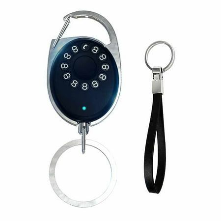 PersonalhomeD Llavero antipérdida con Bluetooth, dispositivo localizador de llaves, alarma de pérdida de teléfono móvil, artefacto localizador bidireccional, Etiqueta inteligente, rastreador GPS