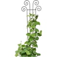 thumbnail image 7 of Hosley Hosley Home Décor Collection 16 in x 48 in Black Iron Wave Shape Trellises 2 Count, 7 of 7