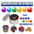 thumbnail image 2 of Antiestres Juguetes Juego Magnéticas De Bolas 216 Piezas Kit Xtellar multicolor, 2 of 4
