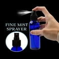 thumbnail image 5 of Cornucopia Brands 4oz Blue Empty Plastic Refillable PET Spray Bottles w/Fine Mist Atomizer Caps (6-Pack); Sprayers for DIY Home Cleaning & Travel, 5 of 9