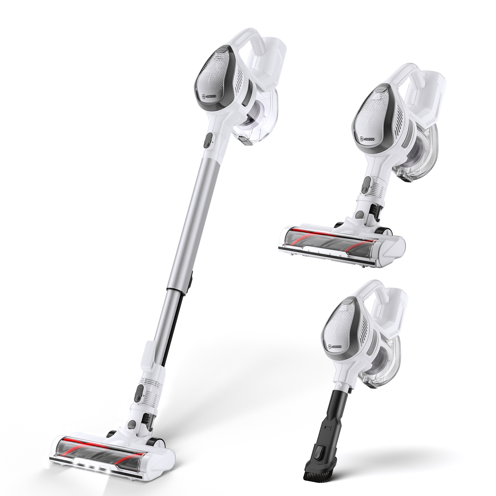 Moosoo M8 Cordless Vacuum Cleaner, 4-in 