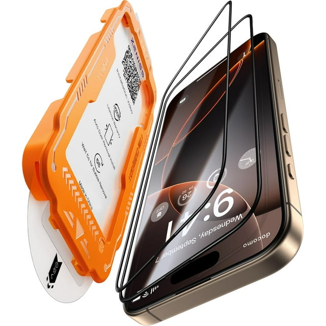 Protector de pantalla Zeniss NeverBreak de dureza 9H+ para iPhone 16 Pro