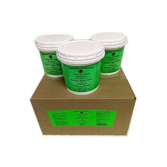 Singerman Laboratories Dissolvant de Rouille pour Béton (Caisse de 3 Fait 3 gallons)