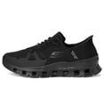 thumbnail image 5 of Skechers Glide Step Pro Slip on Sneakers for Men, Hands Free Casual Shoes, Geometric Midsole Design, Knit Upper with Stretch Laces, 5 of 6