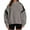 Light Gray, variant on IDOPIP Womens Oversized Hoodies Fleece Sweatshirts Colour Block Panelling Long Sleeve Sweaters Pullover Tops