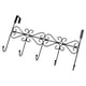 thumbnail image 1 of Gancho trasero para puerta, gancho para armario de cocina, sin perforación, negro, 1 of 5