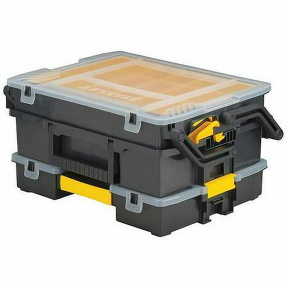 Stanley Compartment Box with 12 compartments, Plastic, 5 19/64 in H x 11 45/64 in W