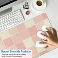 thumbnail image 4 of Pastel Checkered Desk Mat, Aesthetic Pattern Office Decor Extra Large Mouse Pad, Laptop Pad Mat, Game Mat, 31.5x11.8in, 4 of 7