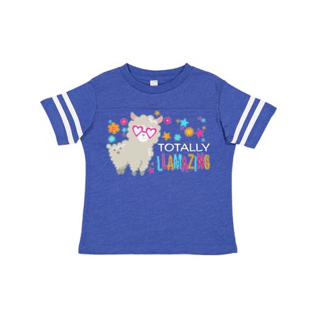 

Inktastic Totally Llamazing- cute llama with sunglasses Gift Toddler Boy or Toddler Girl T-Shirt