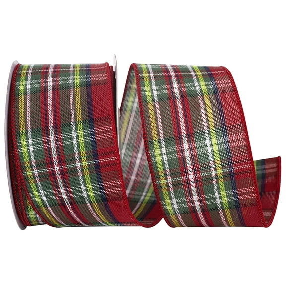 Reliant Ribbon - 94001W-065-40F, Ribbon, Red, 2-1/2 Inch, 10 Yards