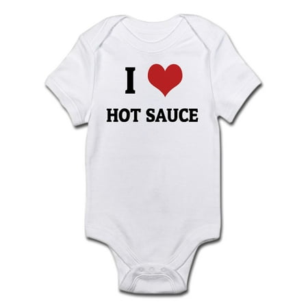 

CafePress - I Love Hot Sauce Infant Creeper - Baby Light Bodysuit