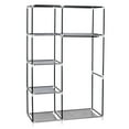 thumbnail image 5 of 64" Portable Closet Dustproof Cloth Wardrobe Storage Rack Garment Shelf Organizer, 5 of 6
