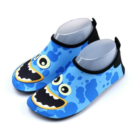 

Yohome Boys Girls Quick Drying Swim Water Shoes Kids Cartoon Beach Barefoot Shoes
