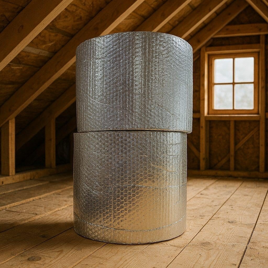 3/16" x 125' Reflective Bubble Cushioning Wrap Roll Thermal Insulation 48" x 125'