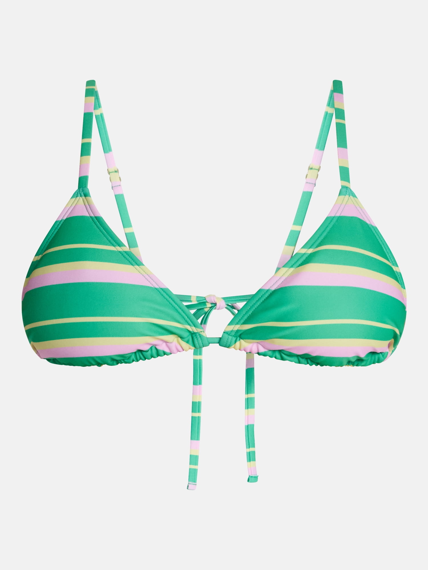 No Boundaries Triangle Halter Bikini Top, Women’s XXS-XXL