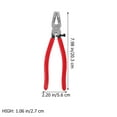 thumbnail image 5 of PTOOTP Curved Jaw Running Pliers, Hand Tool with Assorted Colors, 1 Pack for Precision Gripping and Cutting, 5 of 8