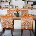 thumbnail image 3 of Thanksgiving Pumpkin Chair Covers Set of 4 Cow Maple Leaf Fall Vintage Chair Back Covers Stretch Removable Washable Slipcovers Protector for Dining Room Kitchen Party Decor, 3 of 5