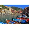 thumbnail image 2 of Art.com Vernazza, Italian Riviera, Cinque Terre, UNESCO World Heritage Site, Liguria, Italy, Europe Stretched Canvas Print Wall Art by Hans-Peter Merten, 18" x 12", 2 of 4