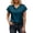 Green, variant on Satin T Shirts for Women 2026 Summer Short Sleeve V Neck Business Dressy Casual Office Work Tshirt Blouse