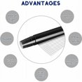 thumbnail image 3 of 6D Self-Adhesive Car Sticker Film Carbon Fiber Vinyl, Non-stick Waterproof for Appearance and Interior of Motorcycles, Computers, Cars, 3M x 0.3M, 3 of 5