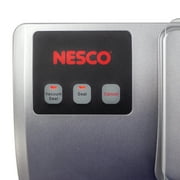 Nesco 2‑in‑1 Vacuum Sealer Machine with Digital Scale, Compact Food Sealer With Built‑In Cord Storage, Battery‑Operated Glass Scale, Includes (5) Quart Bags & (5) Gallon Bags, For Meal Prep & Portioning