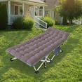 thumbnail image 2 of Camping Cot with Comfortable Mattress for Adults Extra Wide Cots for Sleeping Folding Cot Camping Bed Heavy Duty with Carry Bag for Home Office Outdoor, 2 of 9