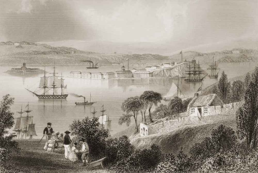 The Cove Of Cork From Admiralty Grand County Cork Ireland Drawn By WHBartlett Engraved By R Wallis From The Scenery And Antiquities Of Ireland By NPWillis And JStirling CoyneIllustrated From Drawings