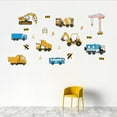 thumbnail image 2 of pdqouc Stickers For Kids Easy Peel Stickers Toddlers 6 to 12 Months Construction Vehicle Excavator Wall Stickers for Living Room Bedroom Creative Wall Stickers, 2 of 4